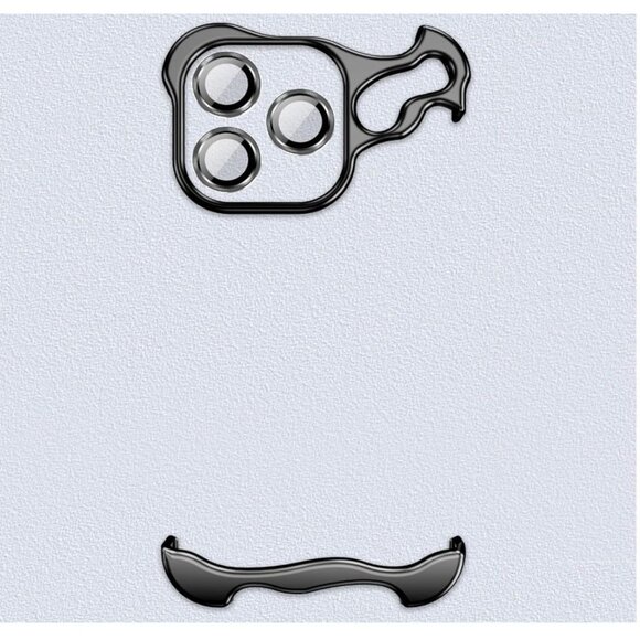 MINIMALIST PHONE CASE Metal Frameless BLACK Case iPhone 15 Pro Max - Picture 3 of 6